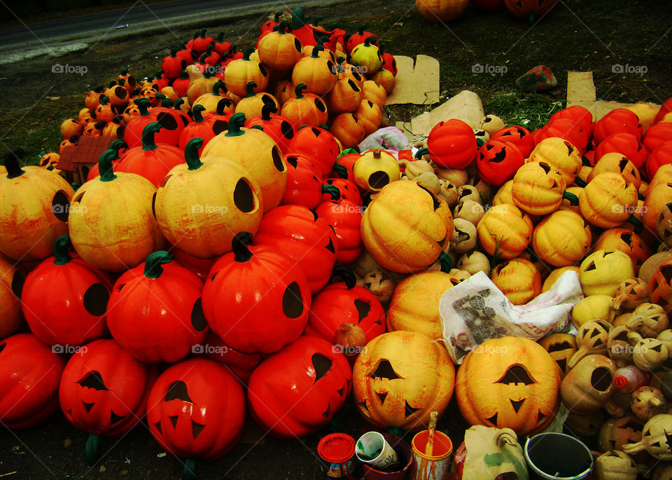 Pumpkin for the Halloween at La Marquesa- Mexico 