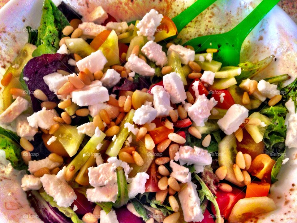 Multicolored salad 