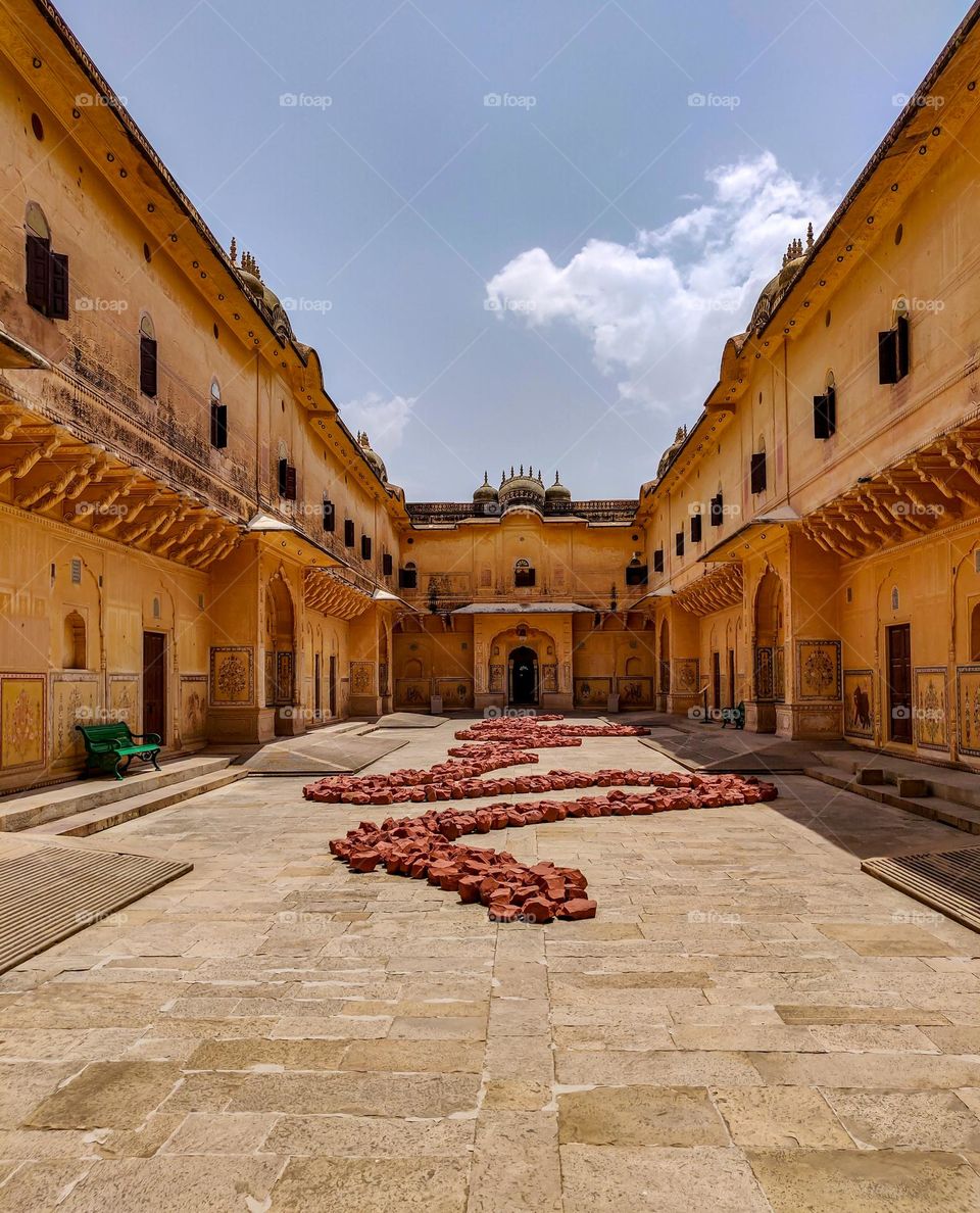 Inside view of udaipur palace