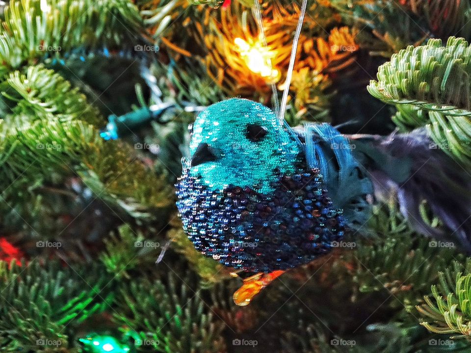 Christmas Bird Ornament
