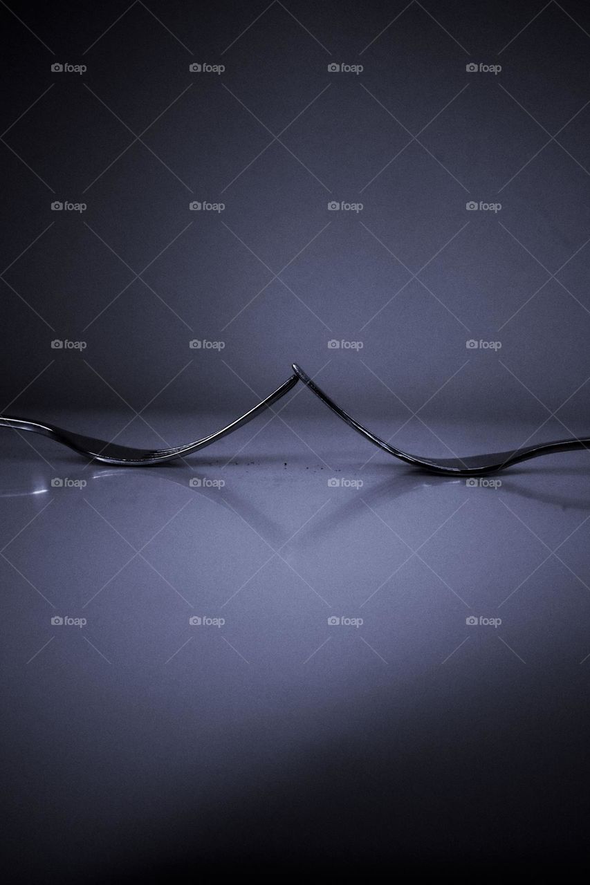 Not Ordinary forks touching