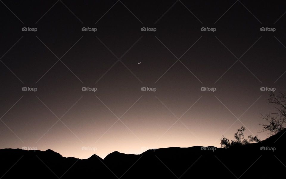 Sunrise in the mountain 