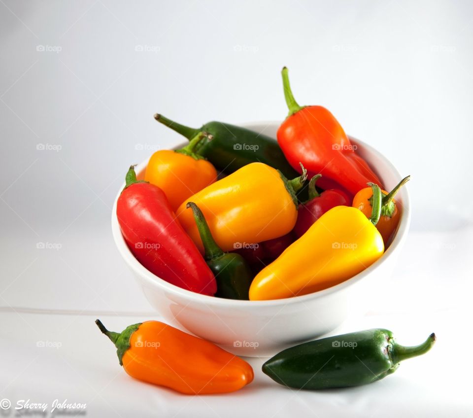 Beautiful fresh peppers