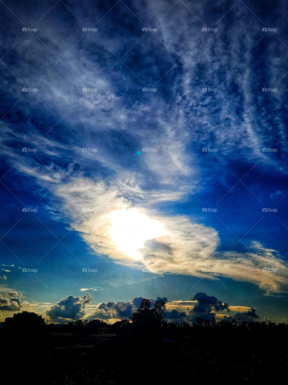 cloud. sky. trees. cloud formation. cloud colour. sky colour. sky formation. landscape