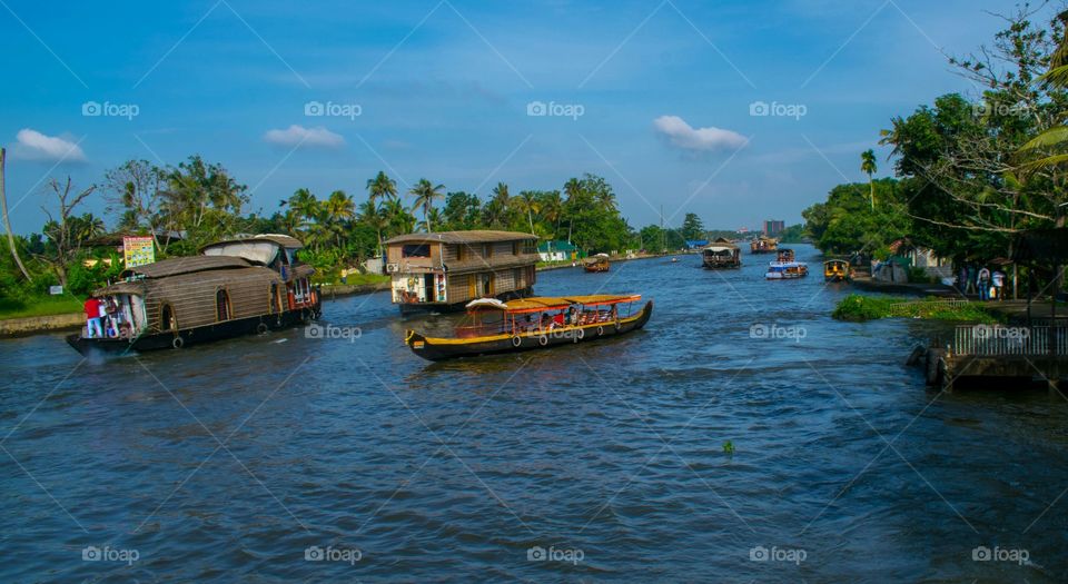 Alappuzha House Boats, Lakes, Backwaters