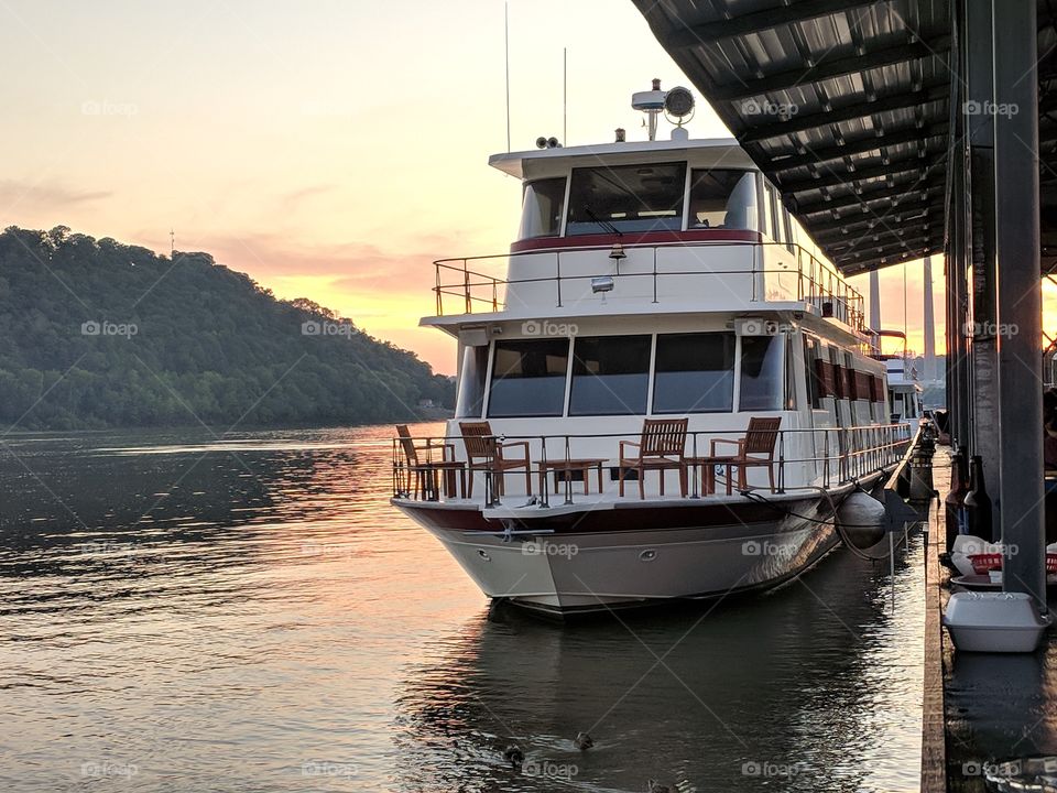 boat on water