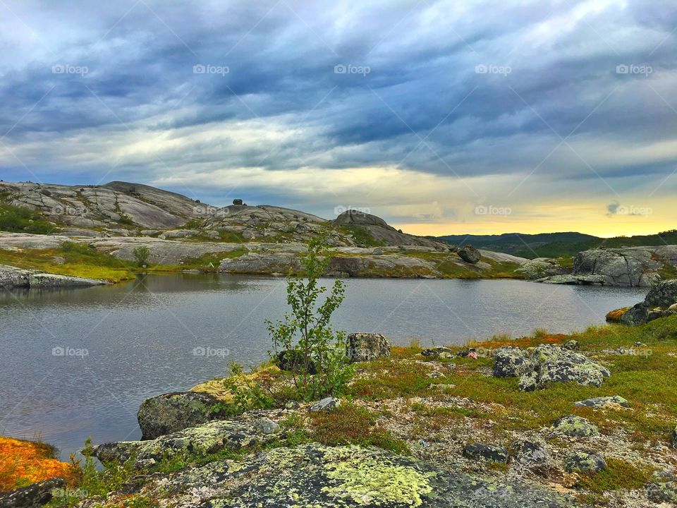 Beautiful mountains of Narvik, and its lakes....