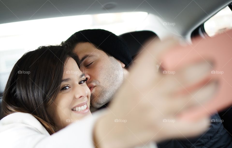 Couple selfie