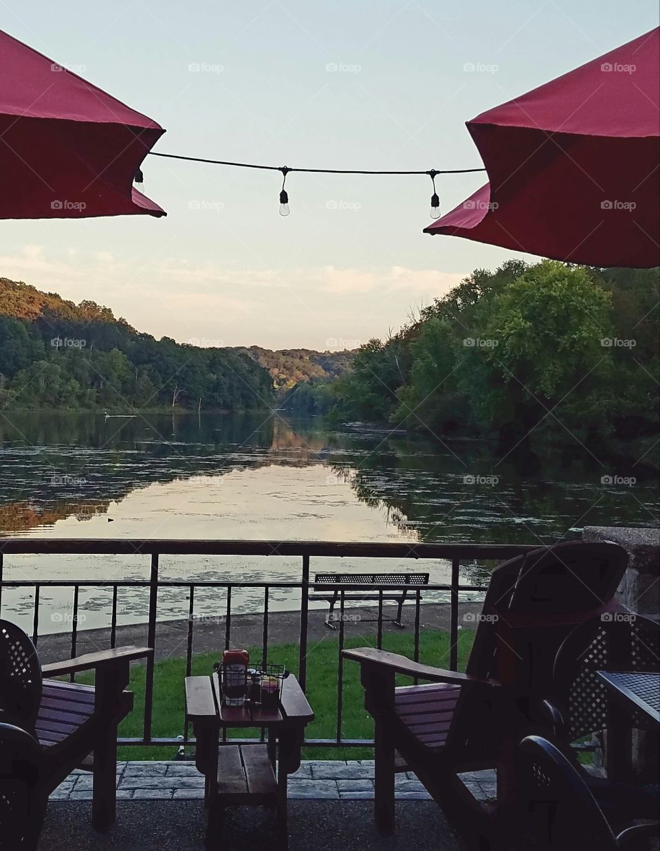 lake view at the boathouse in North Park