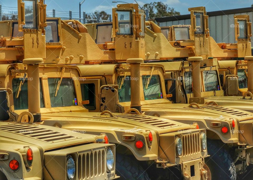 U.S. Military Humvee vehicle