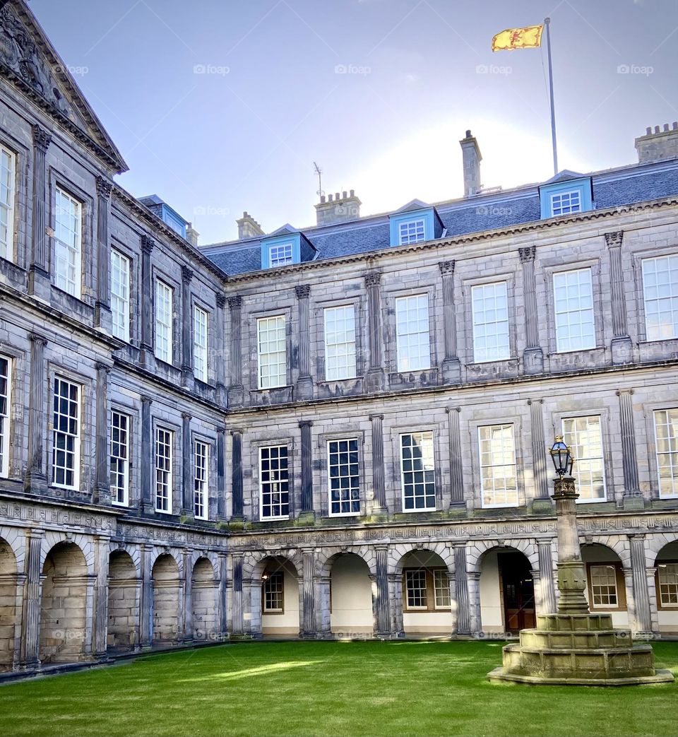 Scotland , castle October 2022 . 