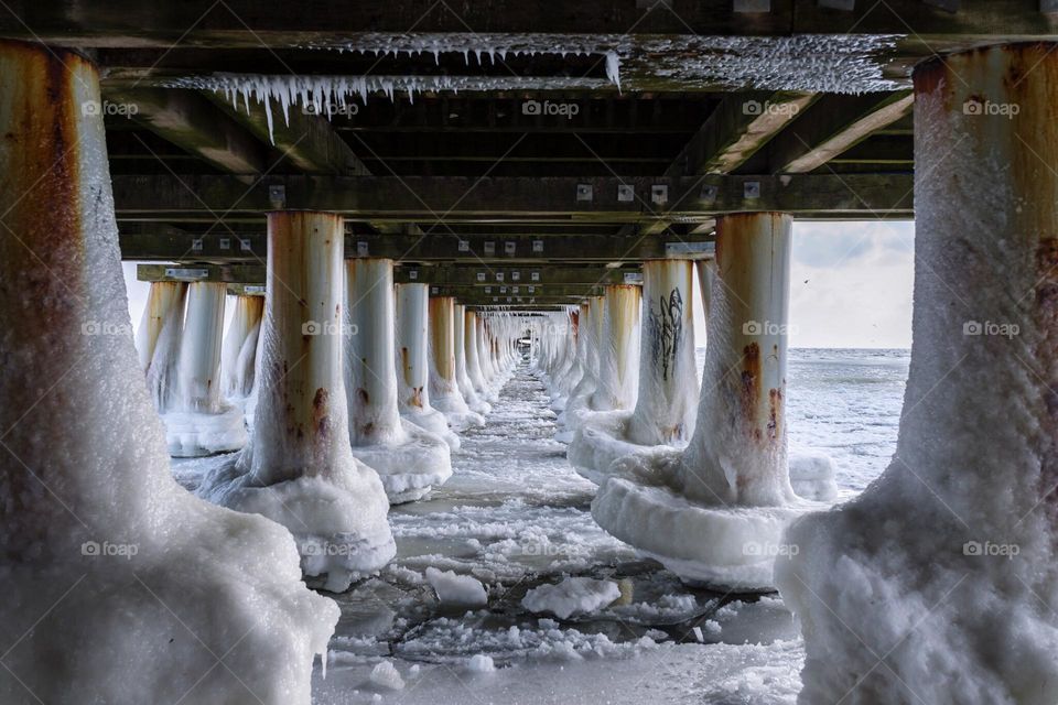 Under the pier