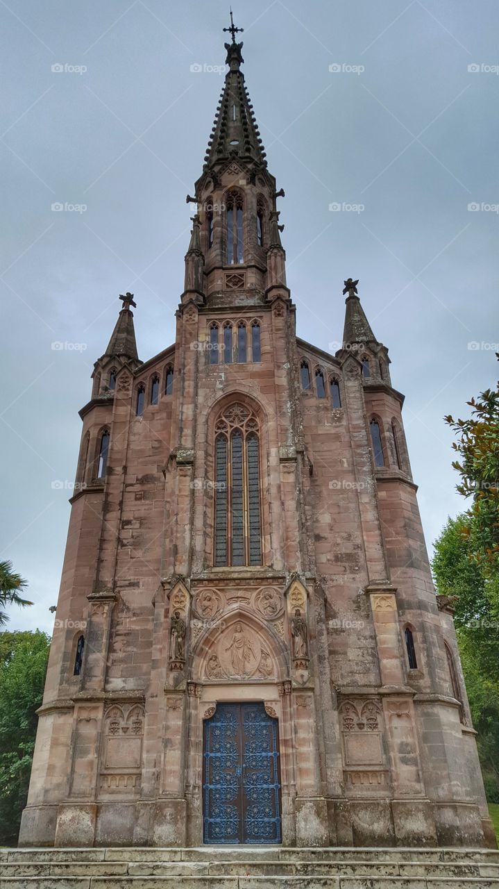 Pantheon-chapel of Sobrellano, Comillas, Cantabria, Spain.