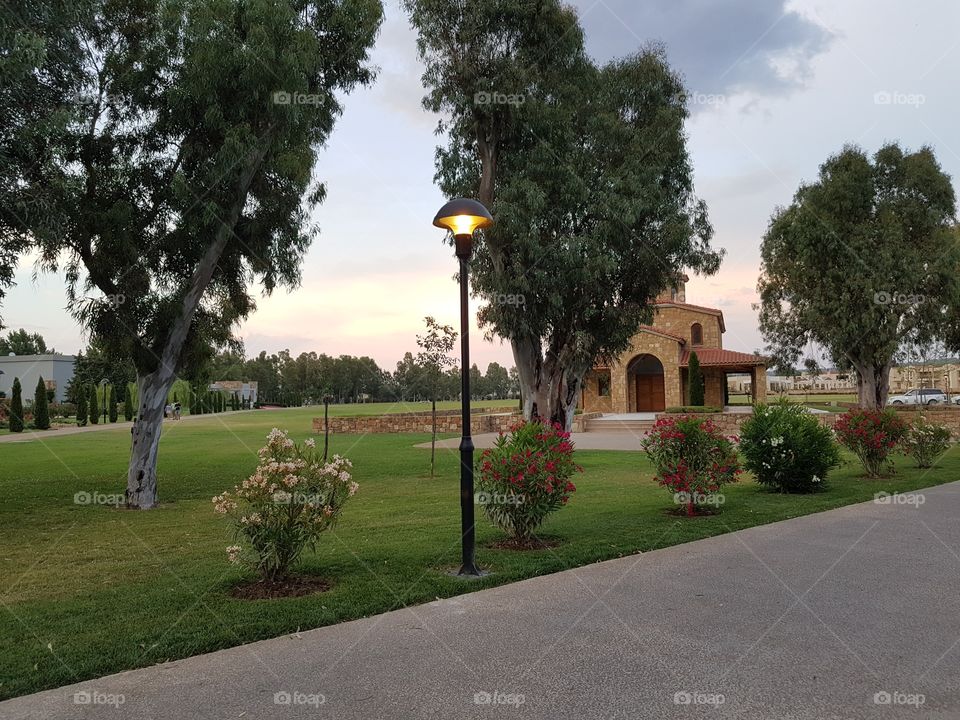 small church in the park