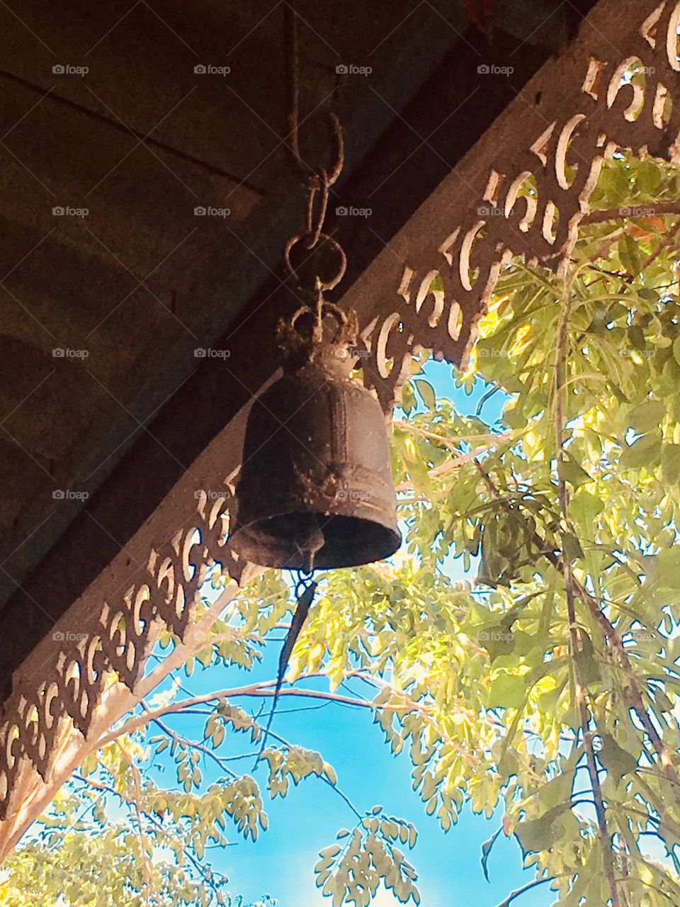 Bell at the temple