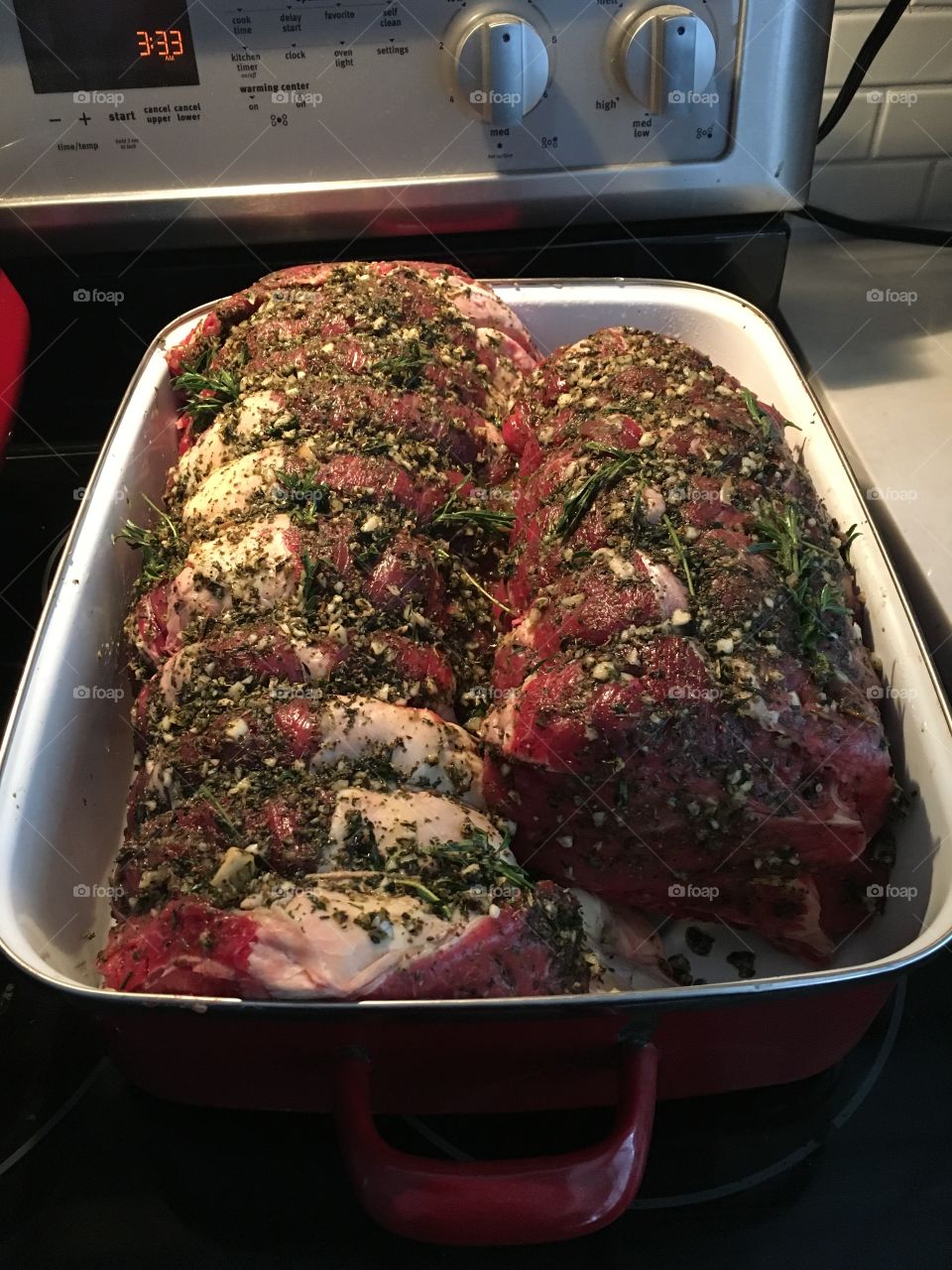 Christmas prime rib roast 