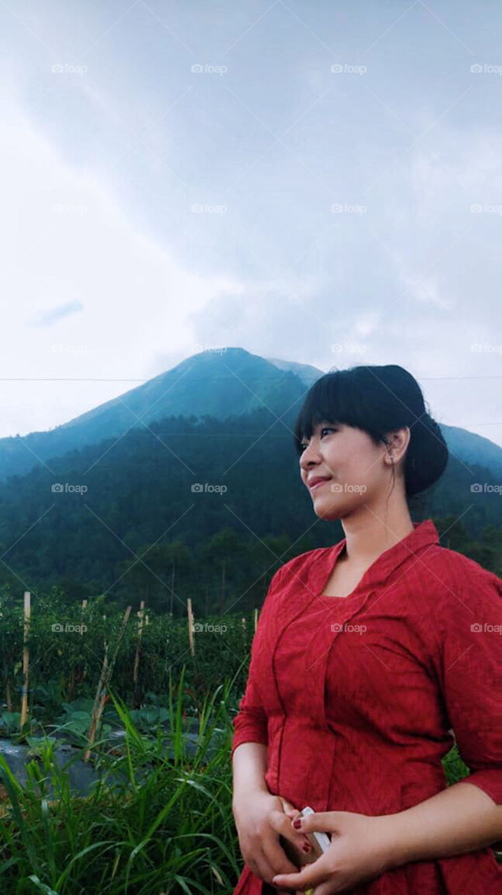 One fine morning in Andong mountain