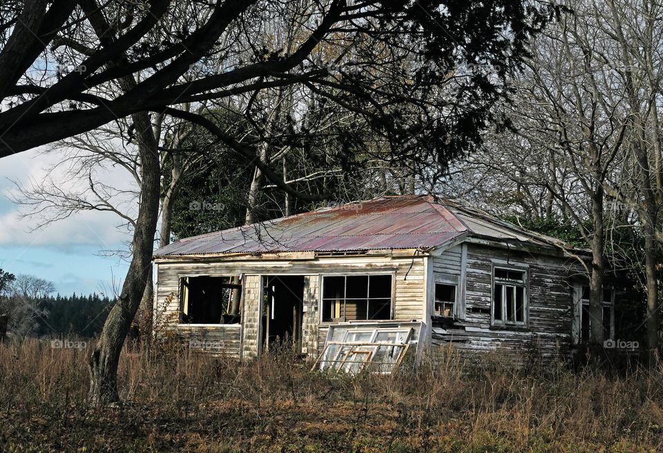 abandoned old house