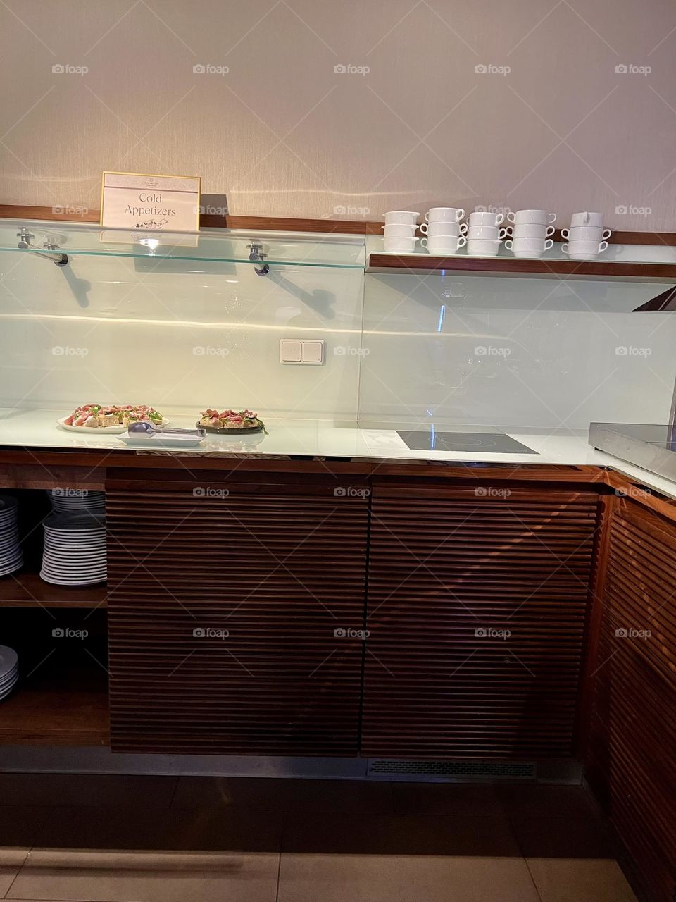 Kitchen table for food preparation