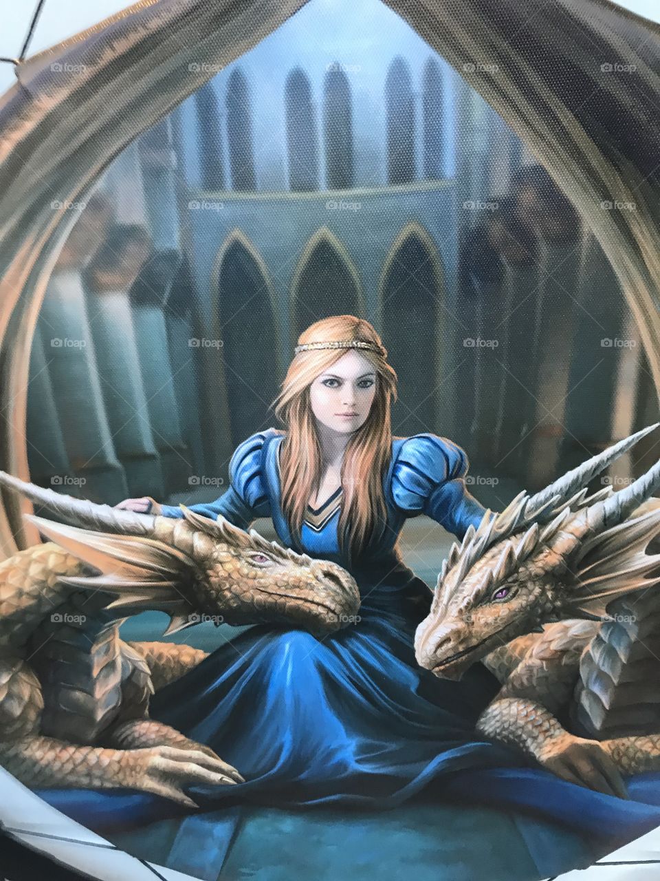 She is mesmerized by the situation she finds herself in.