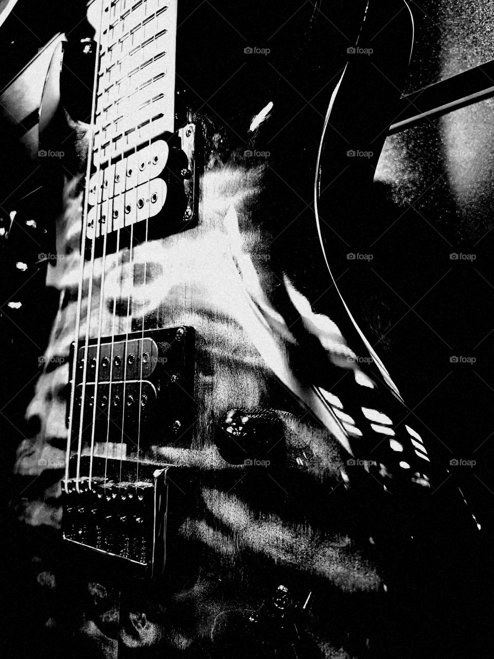 10-11-18 guitar Black and white pic