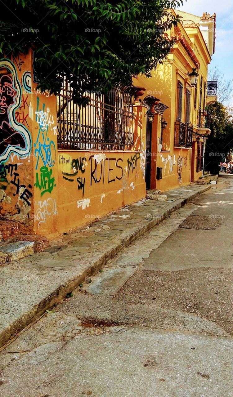 Athens plaka old town