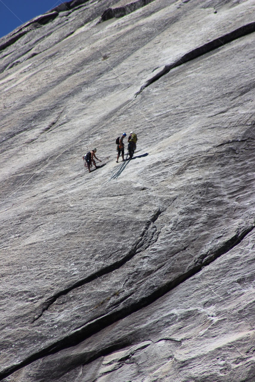 Climbers in Yosemite 