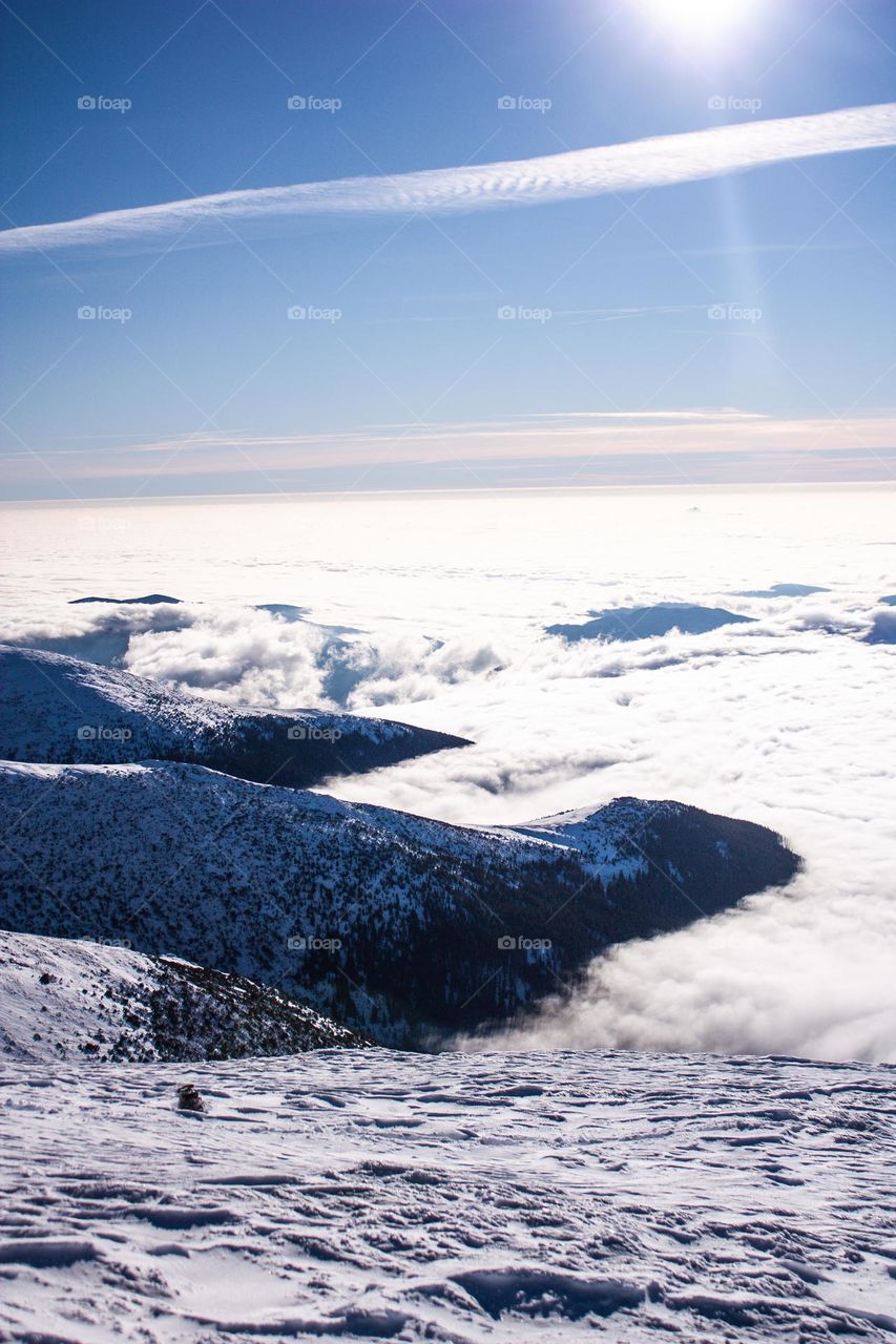 sea of clouds