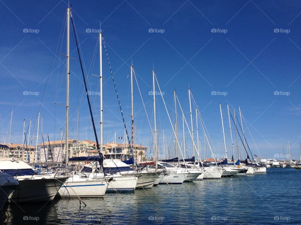 Boats on the harbour. Boats on the harbour