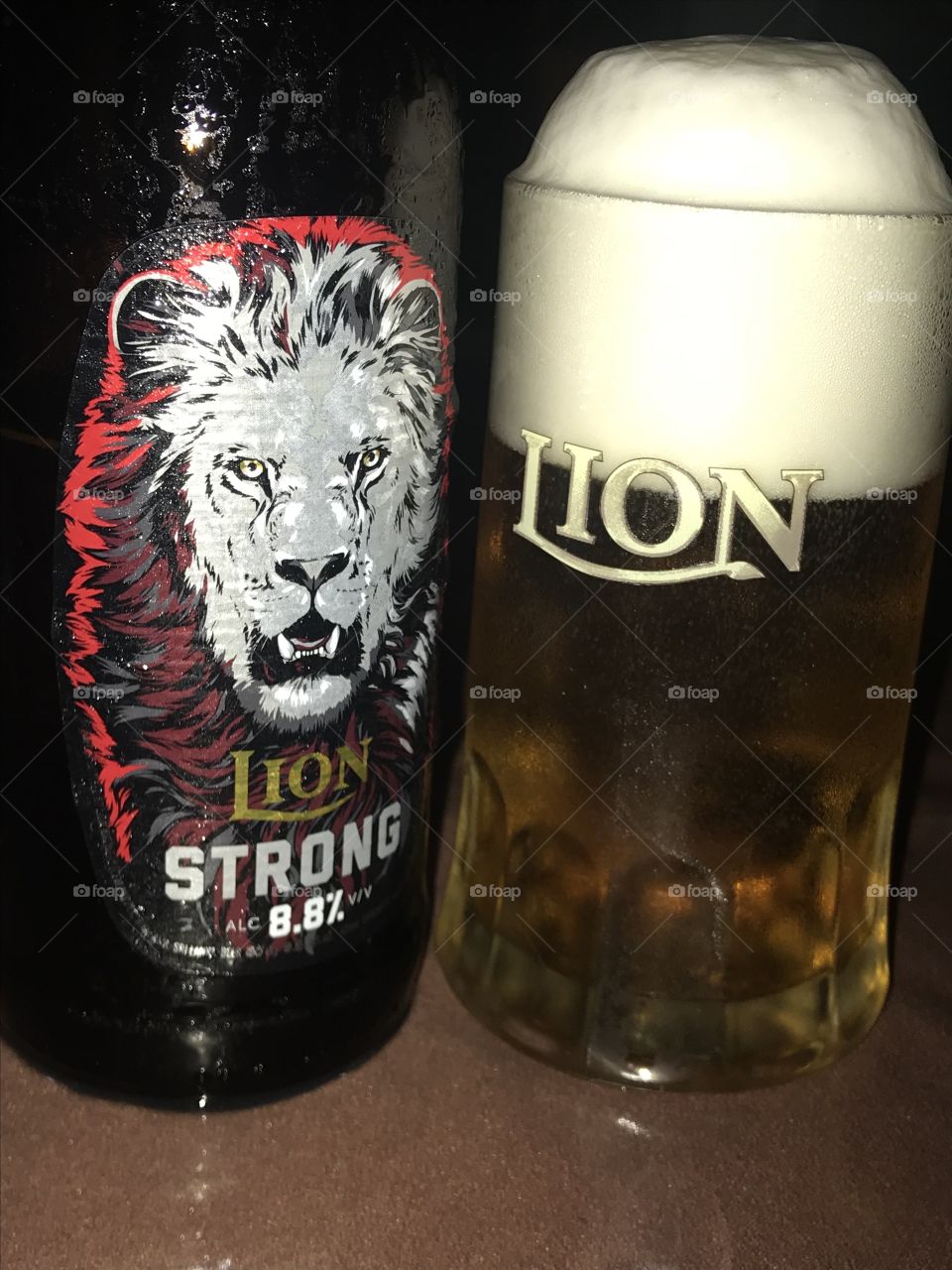 Fun with Lion beer