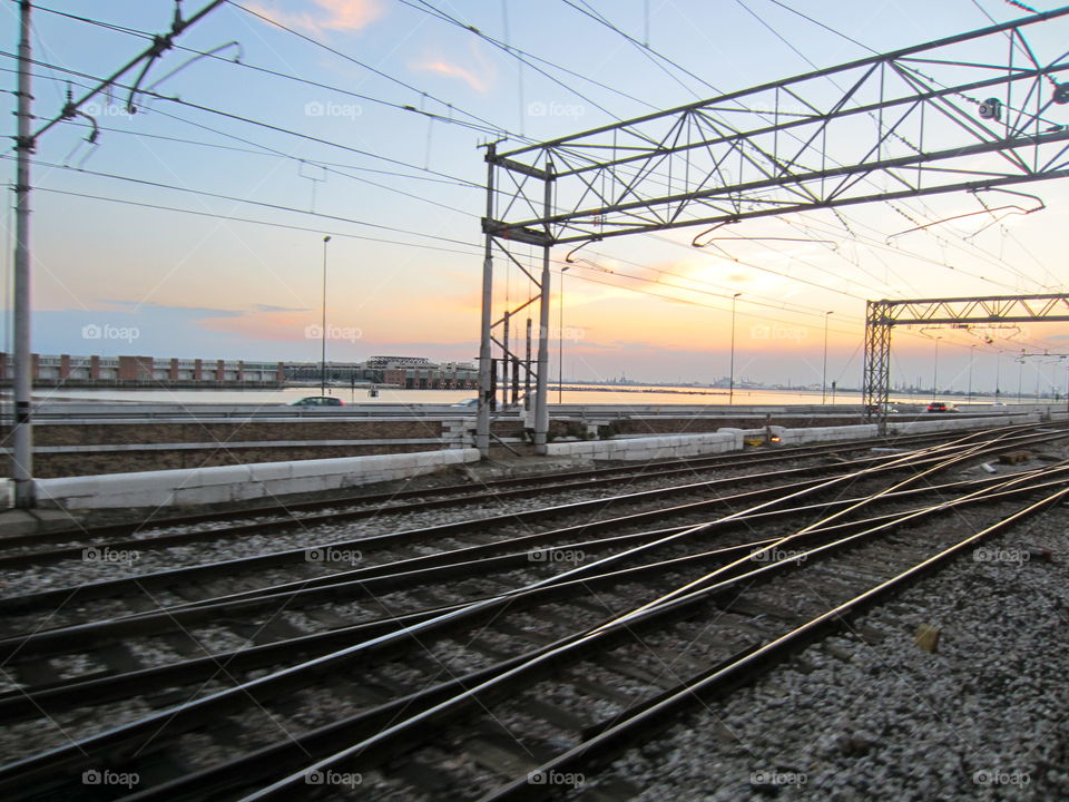 Train, Railway, Transportation System, Locomotive, Station