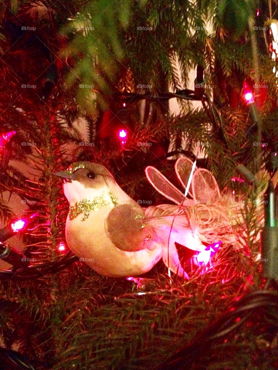 Christmas tree ornaments 
