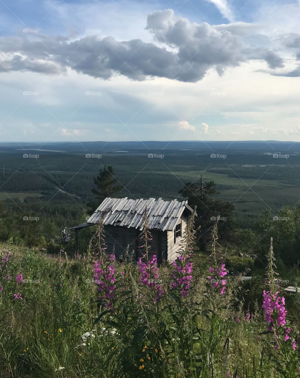 Santas cabin. Levi Finland.