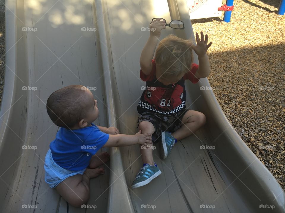 Boys at play at Park