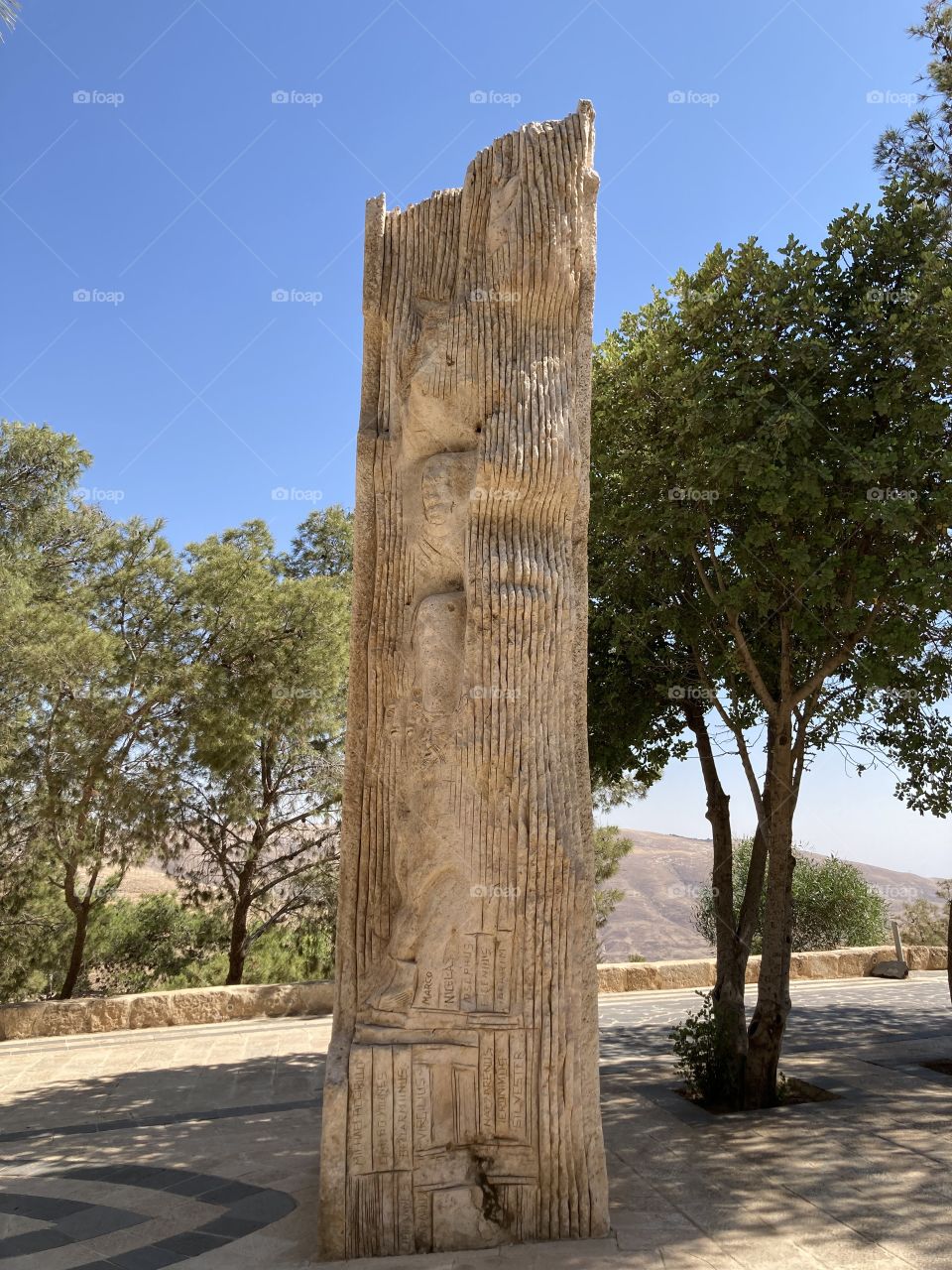 Jordanian heritage on Mount Nebo in Madaba