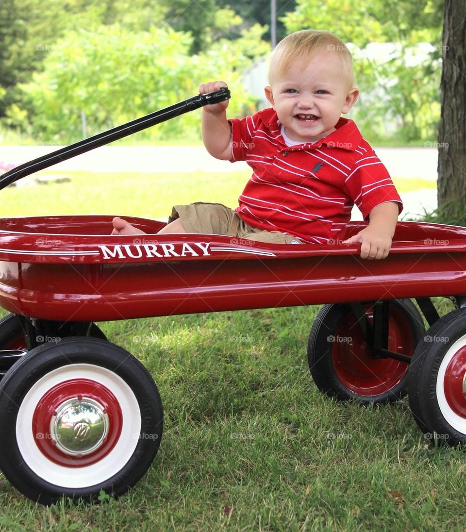 Sweetie in a Wagon