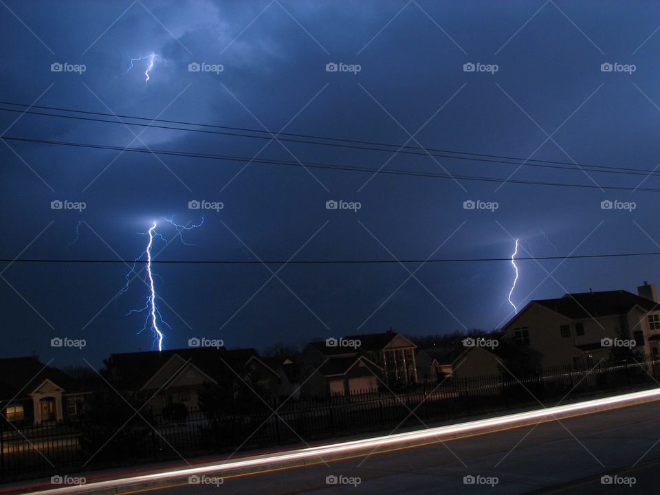 One of my best lightning photos back when I was a teenager. I used to sport SLRs