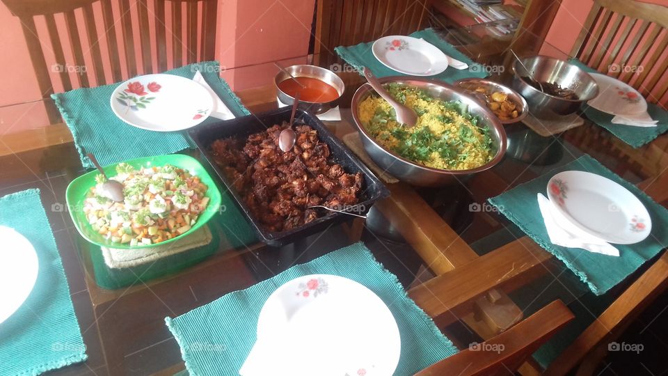 Srilankan Dinner Table