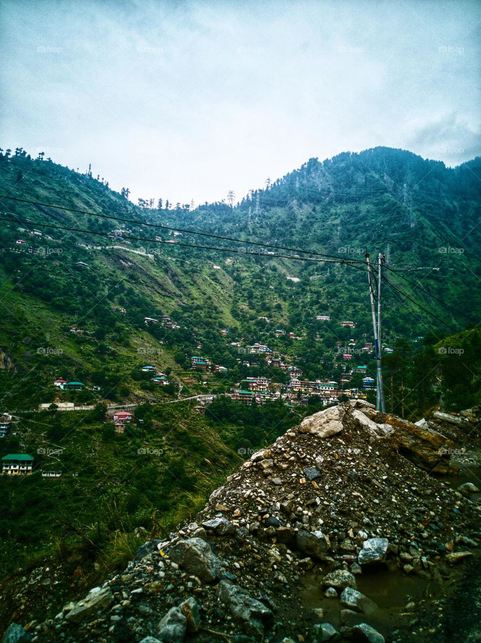 Countryside road view