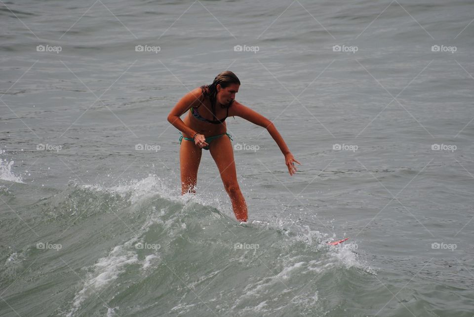 Surfing Girl