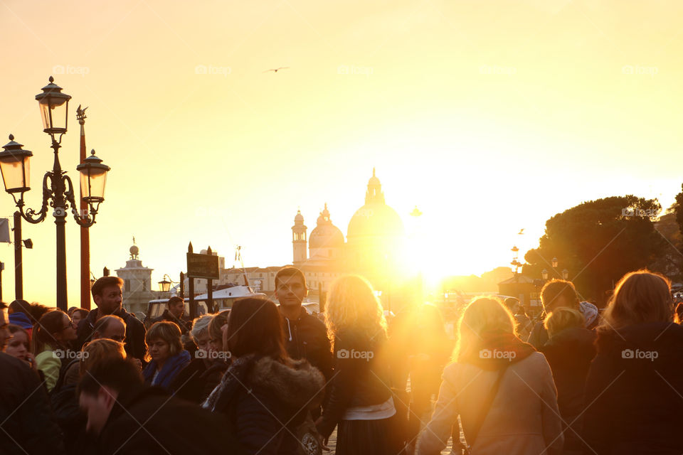 Sunset in Venice 