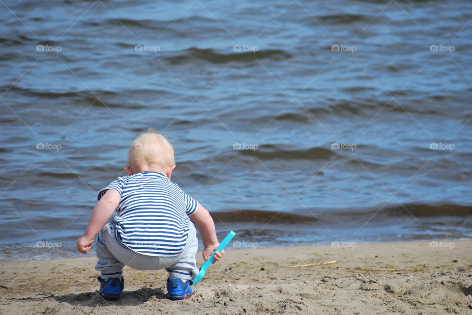 Boy on the beach