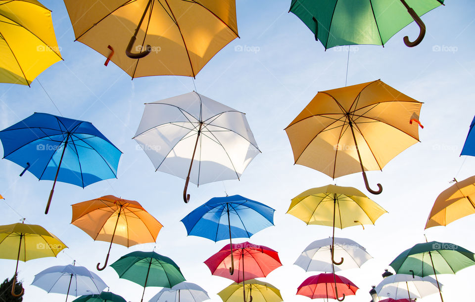 Umbrella, Sunshade, Rain, Sky, Shelter