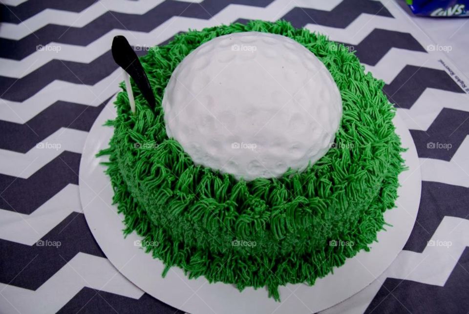Golf cake. Golf cake