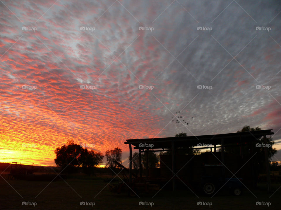 Evening Queensland Outback Sky