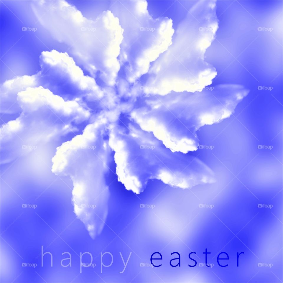 Happy Easter Text Art #4