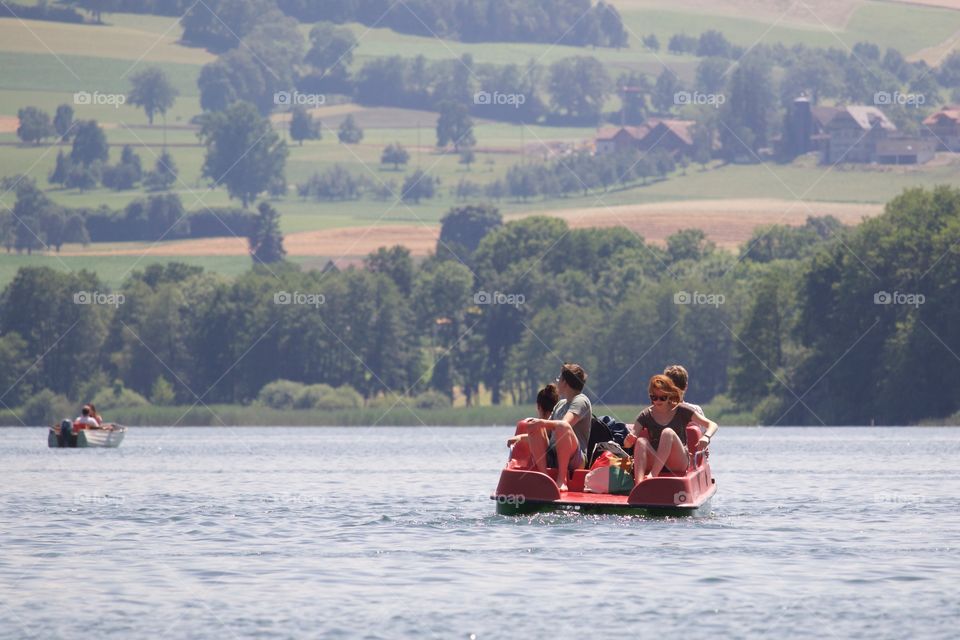 Girls On Pedalo