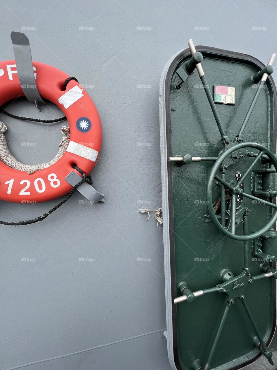 Life buoy warship