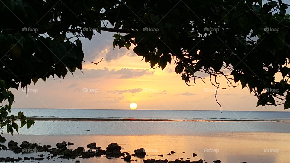 southern Guam's sunset