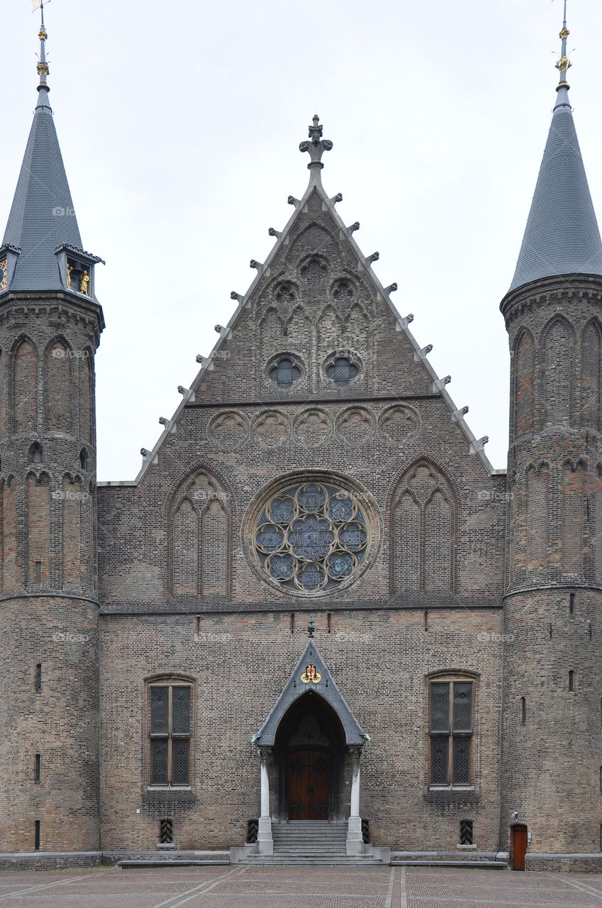 Ridderzaal, the main building of the Binnenhof in The Hague, The Netherlands